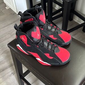 Jordan Athletic Sneakers - Black and Red
